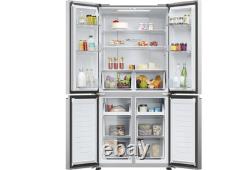 Haier HCR3818ENMM 83.3cm 60/40 Frost Free Multi Door Fridge Freezer Inox Haier