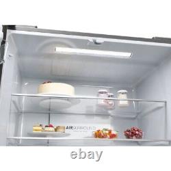 Haier HCR3818ENMM American Fridge Freezer Grey Freestanding