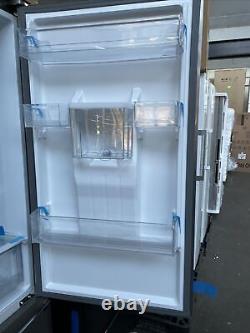 Haier HETR3619FWMG 60cm wide TOTAL FROST FREE Fridge Freezer Gloss St/Steel