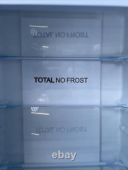 Haier HETR3619FWMG 60cm wide TOTAL FROST FREE Fridge Freezer Gloss St/Steel