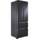 Haier Hfr5719enpb 70cm Frost Free American Fridge Freezer Slate Black E Rated