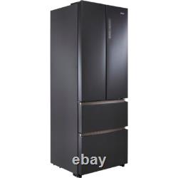 Haier HFR5719ENPB 70cm Frost Free American Fridge Freezer Slate Black E Rated