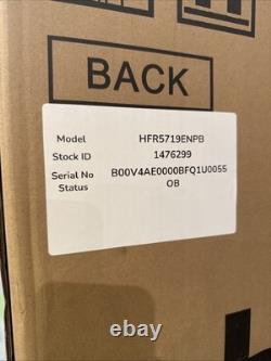 Haier HFR5719ENPB 70cm Frost Free American Fridge Freezer Slate Black E Rated