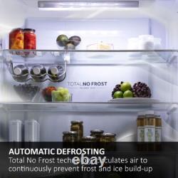 Haier HFR5719ENPB 70cm Frost Free American Fridge Freezer Slate Black E Rated