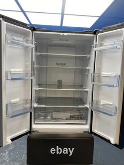 Haier HFR5719ENPB French Door 446 Litre Combi Fridge Freezer in Black 56563