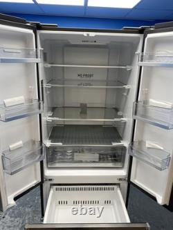 Haier HFR5719ENPB French Door 446 Litre Combi Fridge Freezer in Black 56563