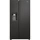 Haier Hsw59f18eipt 91cm Frost Free American Fridge Freezer Black E Rated