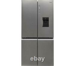 Haier HTF-520IP7 Fridge Freezer American Four Door with Water Dispenser in Silve