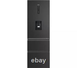 Haier HTW3618EWPB 3 Door Fridge Freezer Frost Free in Slate Black