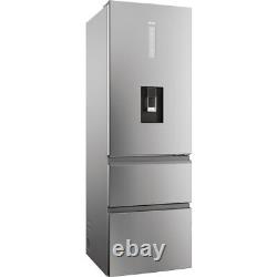 Haier HTW5618DWMG 3D 60 Series 5 60cm Free Standing Fridge Freezer Silver D