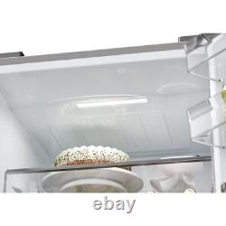 Haier HTW5618DWMG 3D 60 Series 5 60cm Free Standing Fridge Freezer Silver D