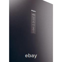 Haier HTW5618EWMP 59.5cm 3D Fridge Freezer Dark Inox