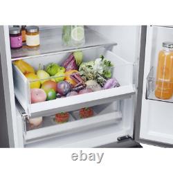 Haier HTW5618EWMP 59.5cm 3D Fridge Freezer Dark Inox