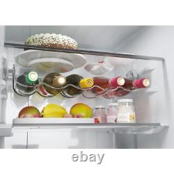 Haier HTW5618EWMP 59.5cm 3D Fridge Freezer Dark Inox