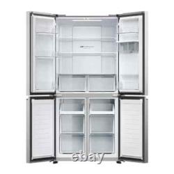 Haier Series 3 HCR3818EWMM Multi Door Fridge Freezer E Rated in Inox