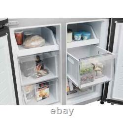 Haier Series 3 HCR3818EWMM Multi Door Fridge Freezer E Rated in Inox