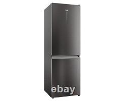 Haier Series 3 HDW3618DNPD 185x60cm 341L Black Fridge Freezer