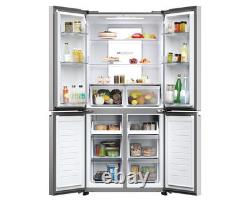 Haier Series 7 HCR7818DNMM 83cm Multi Door Platinum Inox American Fridge Freezer