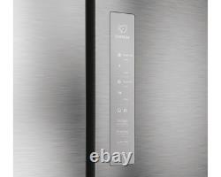 Haier Series 7 HCR7818DNMM 83cm Multi Door Platinum Inox American Fridge Freezer