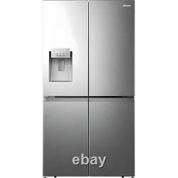 Hisense 584 Litre 4 Door American Fridge Freezer Non Plumbed Water D RQ760N4SASE