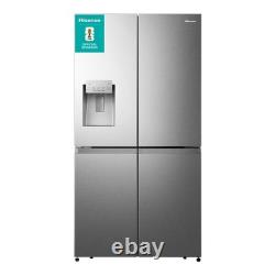 Hisense 584 Litre 4 Door American Fridge Freezer Non Plumbed Water D RQ760N4SASE
