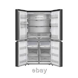 Hisense 609 Litre Four Door American Fridge Freezer Black RQ758N4SWFE