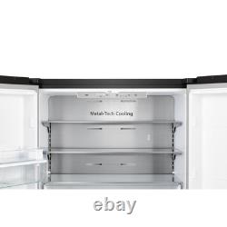 Hisense 609 Litre Four Door American Fridge Freezer Black RQ758N4SWFE