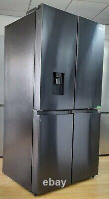 Hisense PureFlat RQ758N4SWF1 4 Door Fridge Freezer Black Stainless Steel #9697