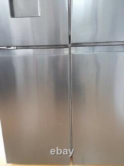 Hisense PureFlat RQ758N4SWF1 4 Door Fridge Freezer Black Stainless Steel #9697