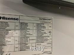 Hisense PureFlat RQ758N4SWF1 American Fridge Freezer Black Stainless Steel