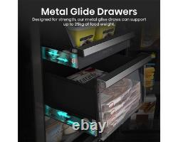 Hisense PureFlat RQ760N4SBFE 91cm 584L Four Door Black Fridge Freezer Hisense PureFlat RQ760N4SBFE 91cm 584L Four Door Black Fridge Freezer