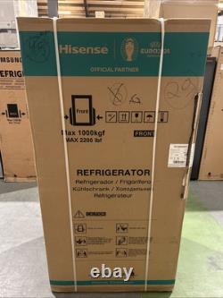 Hisense Pureflat RQ758N4SWFE 91cm 606L Black American Cross Door Fridge Freezer