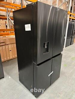 Hisense Pureflat RQ758N4SWFE 91cm 606L Black American Cross Door Fridge Freezer