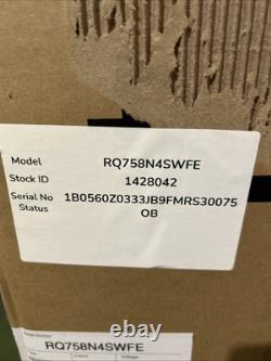 Hisense Pureflat RQ758N4SWFE 91cm 606L Black American Cross Door Fridge Freezer