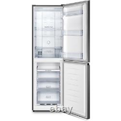 Hisense RB327N4ABD 56cm Free Standing Fridge Freezer Black / Stainless Steel D