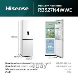 Hisense RB327N4WWE 182x55cm 256L No Frost White Fridge Freezer