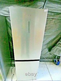 Hisense RB388N4BC10UK, Fridge Freezer, F Rated in Stainless Steel Effect L52