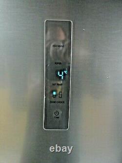 Hisense RB388N4BC10UK, Fridge Freezer, F Rated in Stainless Steel Effect L52