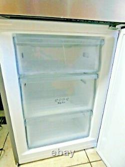 Hisense RB388N4BC10UK, Fridge Freezer, F Rated in Stainless Steel Effect L52