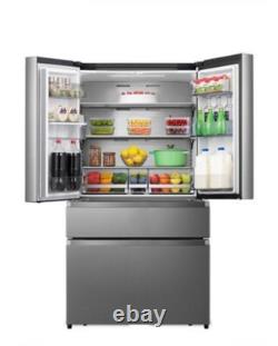 Hisense RF749N4SWSE 91.4cm American Style Fridge Freezer Stainless Steel