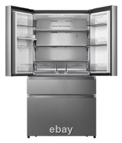 Hisense RF749N4SWSE 91.4cm American Style Fridge Freezer Stainless Steel