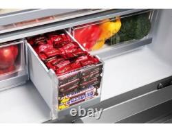 Hisense RF749N4SWSE 91.4cm American Style Fridge Freezer Stainless Steel