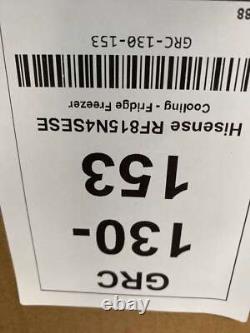 Hisense RF815N4SESE 634 Litre French Door Fridge Freezer Stainless 30153
