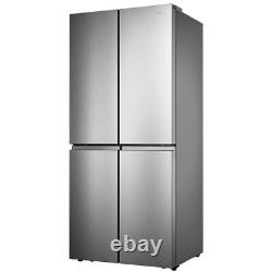 Hisense RQ563N4AI1 American Fridge Freezer Stainless Steel Freestanding