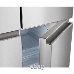 Hisense RQ563N4AI1 American Fridge Freezer Stainless Steel Freestanding