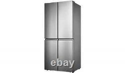 Hisense RQ563N4AI1 PureFlat American 80cm Wide Fridge Freezer Silver COLLECT