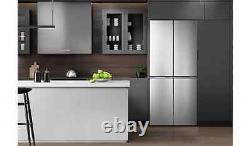 Hisense RQ563N4AI1 PureFlat American 80cm Wide Fridge Freezer Silver COLLECT