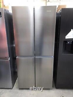 Hisense RQ563N4AI1 PureFlat American 80cm Wide Fridge Freezer Silver COLLECT