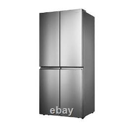 Hisense RQ563N4AI1 Stainless Steel 4-Door 432L American Style Fridge Freezer