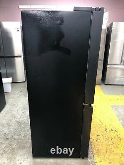 Hisense RQ758N4SWF1 American Fridge Freezer Black Convertible Zone Ice+Water